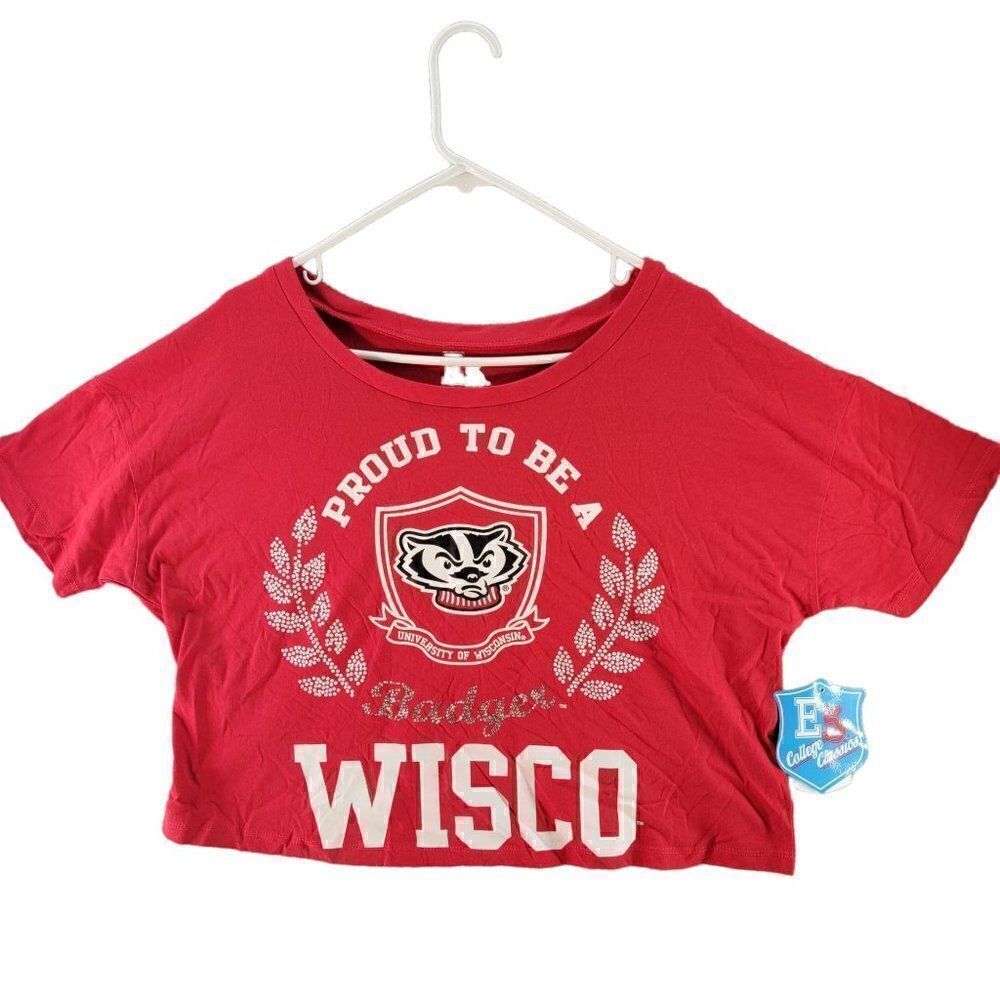 University of Wisconsin Women’s Crop Top Medium BRAND NEW V 16-18